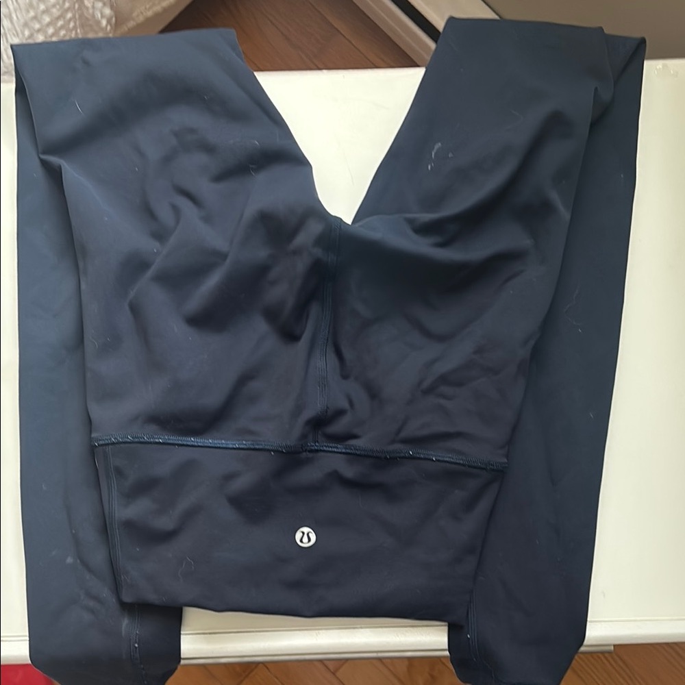 Navy Wundertrain Lululemon 28”